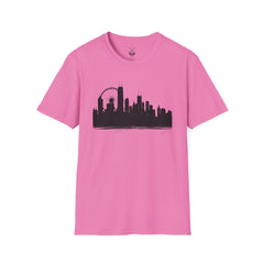 Skyline Unisex T-Shirt | City Lover Tee, Urban Art Shirt, Gift for Travelers, Vibrant Summer Apparel, Graphic T-Shirt