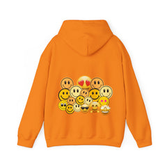 Smiley Faces Hooded Sweatshirt, Cozy Unisex Sweatshirt with Emoji Design, Casual Style, Gift for Friends, Fun Fashion, Perfect for [...]