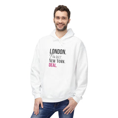 Stylish Travel Cities Hoodie - London, Paris, New York Design, Cozy Unisex Sweatshirt, Travel Lover Gift, Trendy Fashion