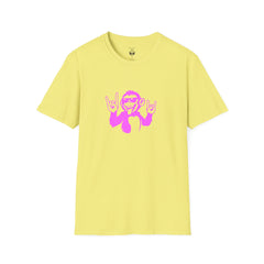 Rockin' Monkey Unisex Softstyle T-Shirt | Fun Graphic Tee | Great Gift for Music Lovers | Perfect for Parties & Casual Wear
