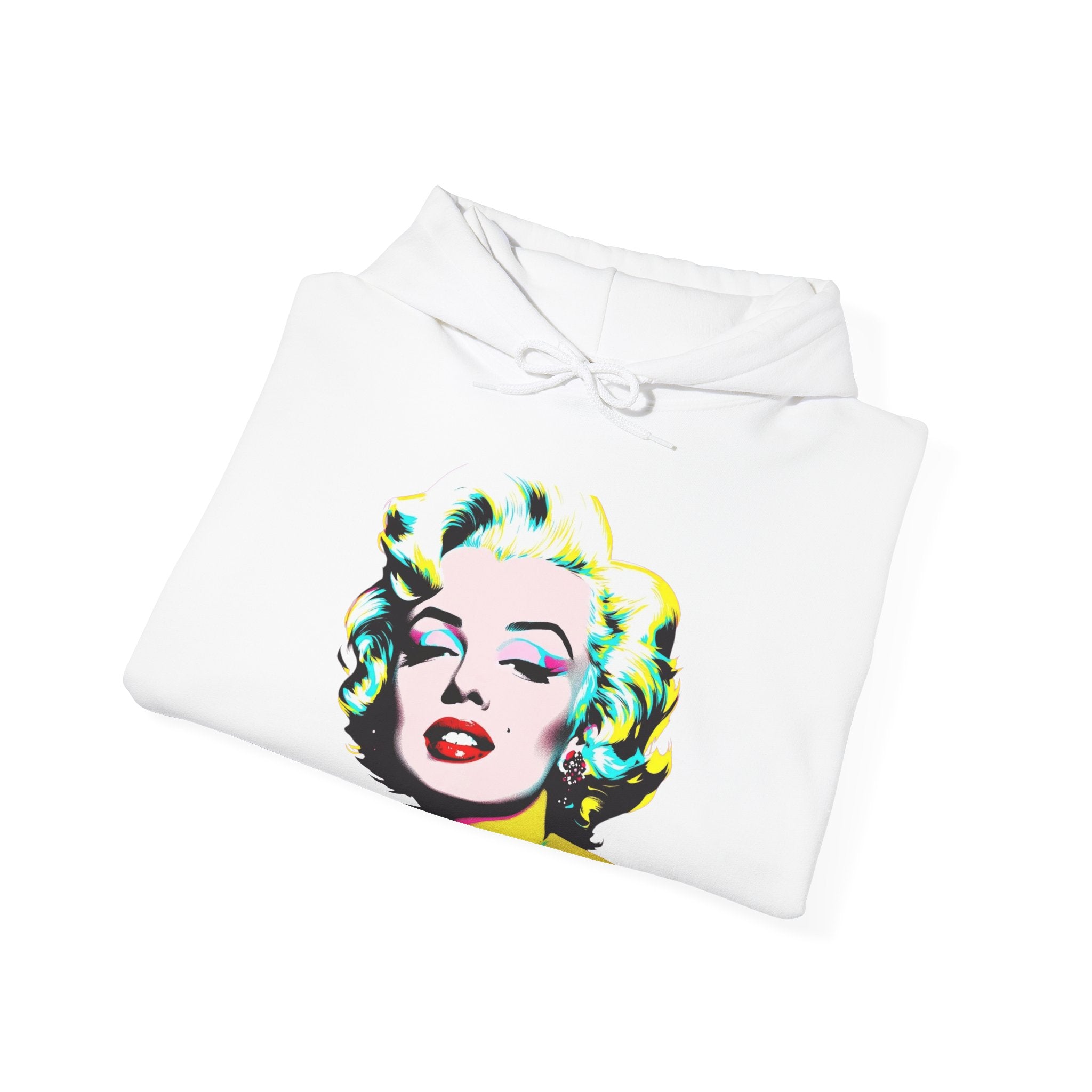 Colorful Marilyn Monroe Sweatshirt, Retro Hoodie, Pop Art Sweater, Unisex Lounge Wear, Gift for Art Lovers, Fashion Statement