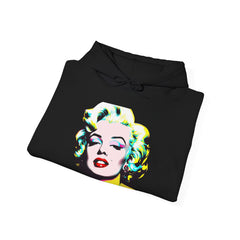 Colorful Marilyn Monroe Sweatshirt, Retro Hoodie, Pop Art Sweater, Unisex Lounge Wear, Gift for Art Lovers, Fashion Statement