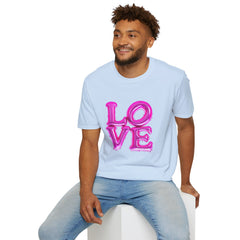 Love Balloon Graphic Unisex T-Shirt, Cute Couples Apparel, Valentine's Day Gift, Casual Wear, Trendy Gift Idea, Statement Tee