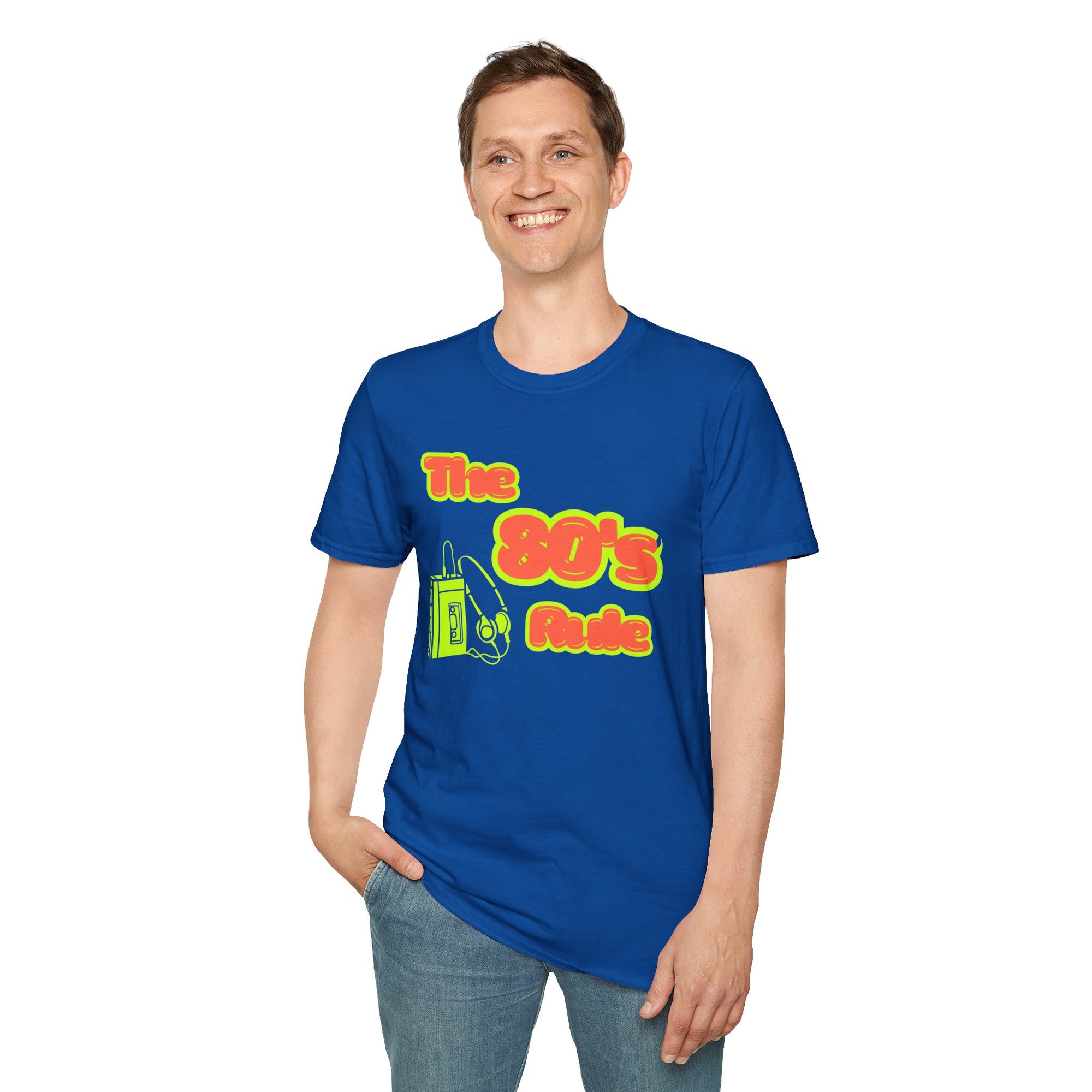 Retro 80's Rule Unisex T-Shirt, Vintage Tee, 80s Inspired Apparel, Casual Wear, Gift for Retro Lovers