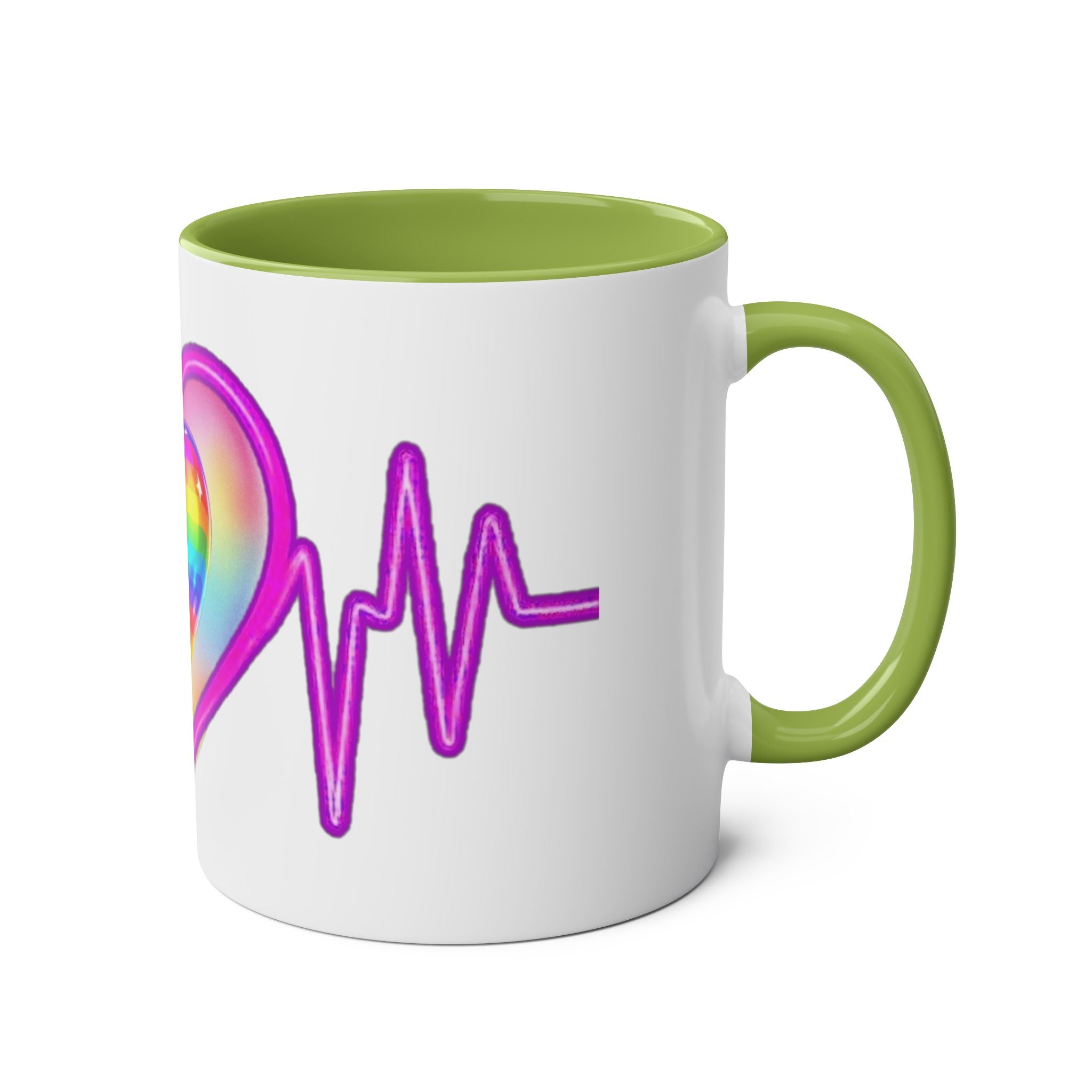 Vibrant Heartbeat Coffee Mug, Rainbow Heart Mug, Colorful Gift for LGBTQ+ Pride, Cute Coffee Cup for Heartfelt Moments, Artistic Mug [...]