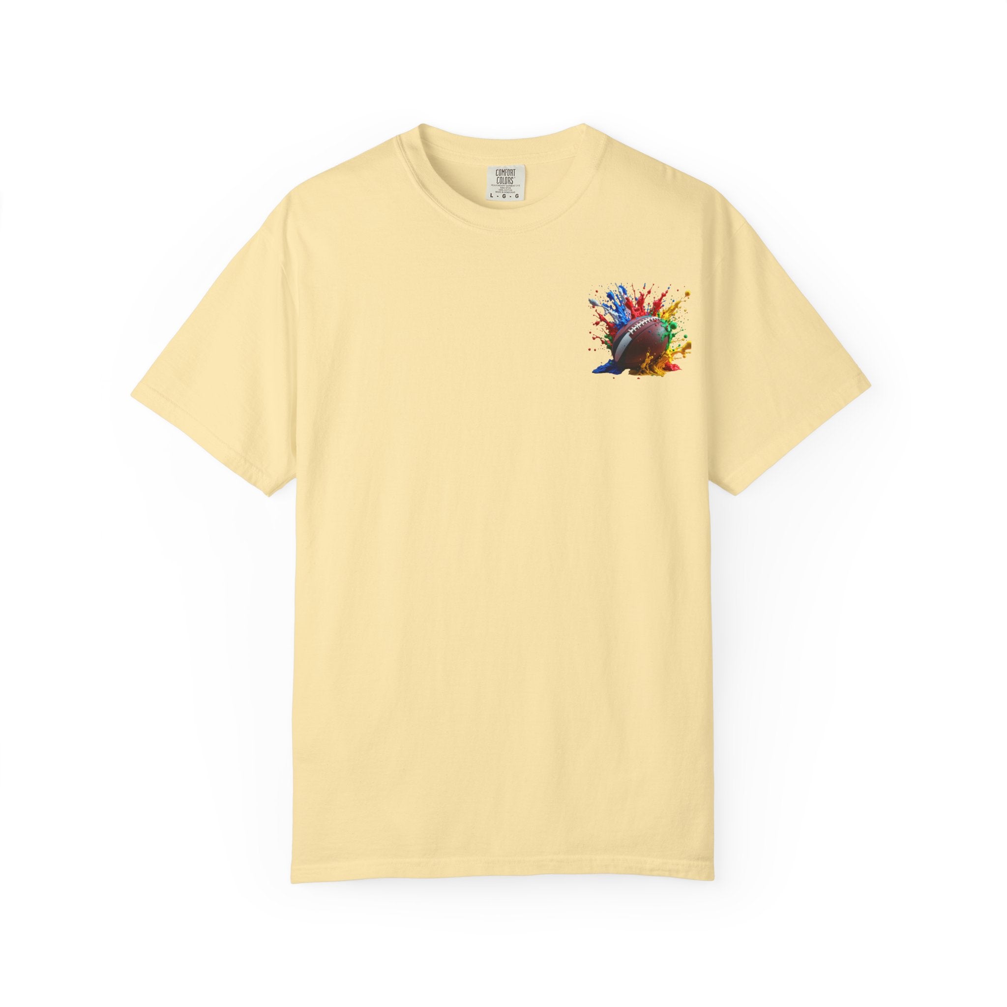 Rugby Ball Graphic T-Shirt, Unisex Vintage Tee, Perfect for Festivals, Beach Days, and Casual Wear, Gift for Sun Lovers