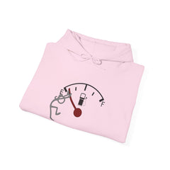 Fuel Gauge Graphic Hoodie, Unisex Sweatshirt for Gamers, Cozy Gift for Tech Lovers, Perfect for Casual Wear, Comfy Everyday Hoodie