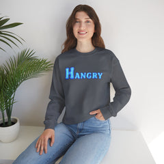 Cozy Hangry Crewneck Sweatshirt, Perfect for Food Lovers, Casual Wear, Gift for Friends, Cozy Style, Everyday Comfort