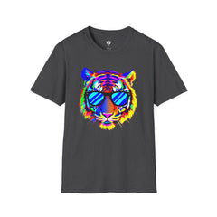 Colorful Tiger Graphic T-Shirt, Fun Apparel, Gift for Animal Lovers, Casual Wear, Summer Fashion, Festival Outfit