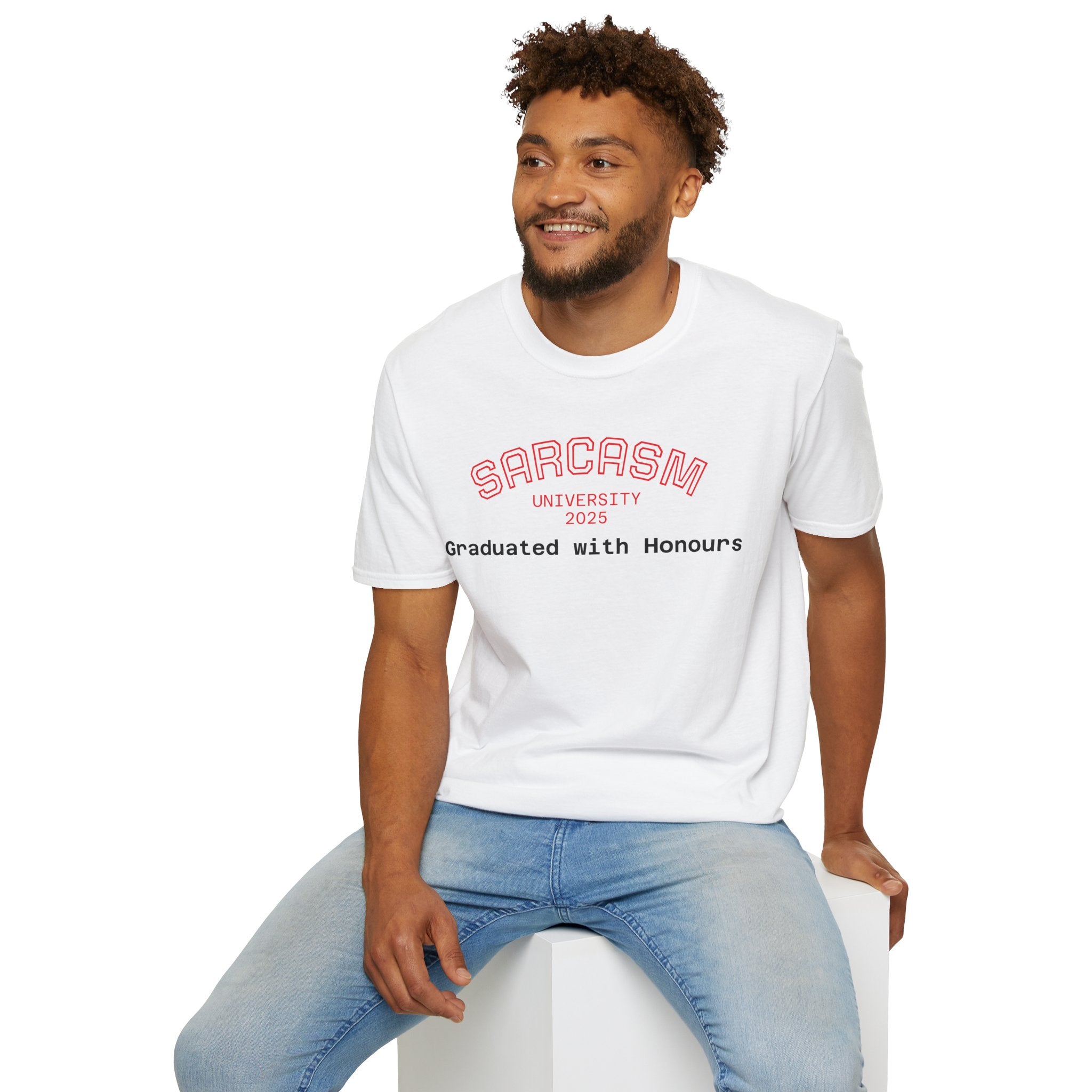 Funny Graduation T-Shirt, Sarcasm University Tee, Unisex Humor Shirt, Graduation Gift, Class of 2025 Apparel
