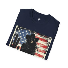 Stylish Western Graphic Tee, Cowboy T-Shirt, Americana Apparel, Unisex Casual Shirt, Summer Wardrobe Essential, Gift For Western Lovers