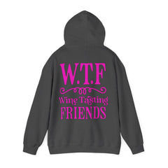 W.T.F. Wine Tasting Friends Hoodie - Unisex Heavy Blend Sweatshirt for Wine Lovers, Gift for Friends, Cozy Apparel for Tastings, Wine [...]