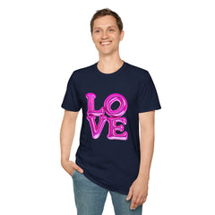 Love Balloon Graphic Unisex T-Shirt, Cute Couples Apparel, Valentine's Day Gift, Casual Wear, Trendy Gift Idea, Statement Tee