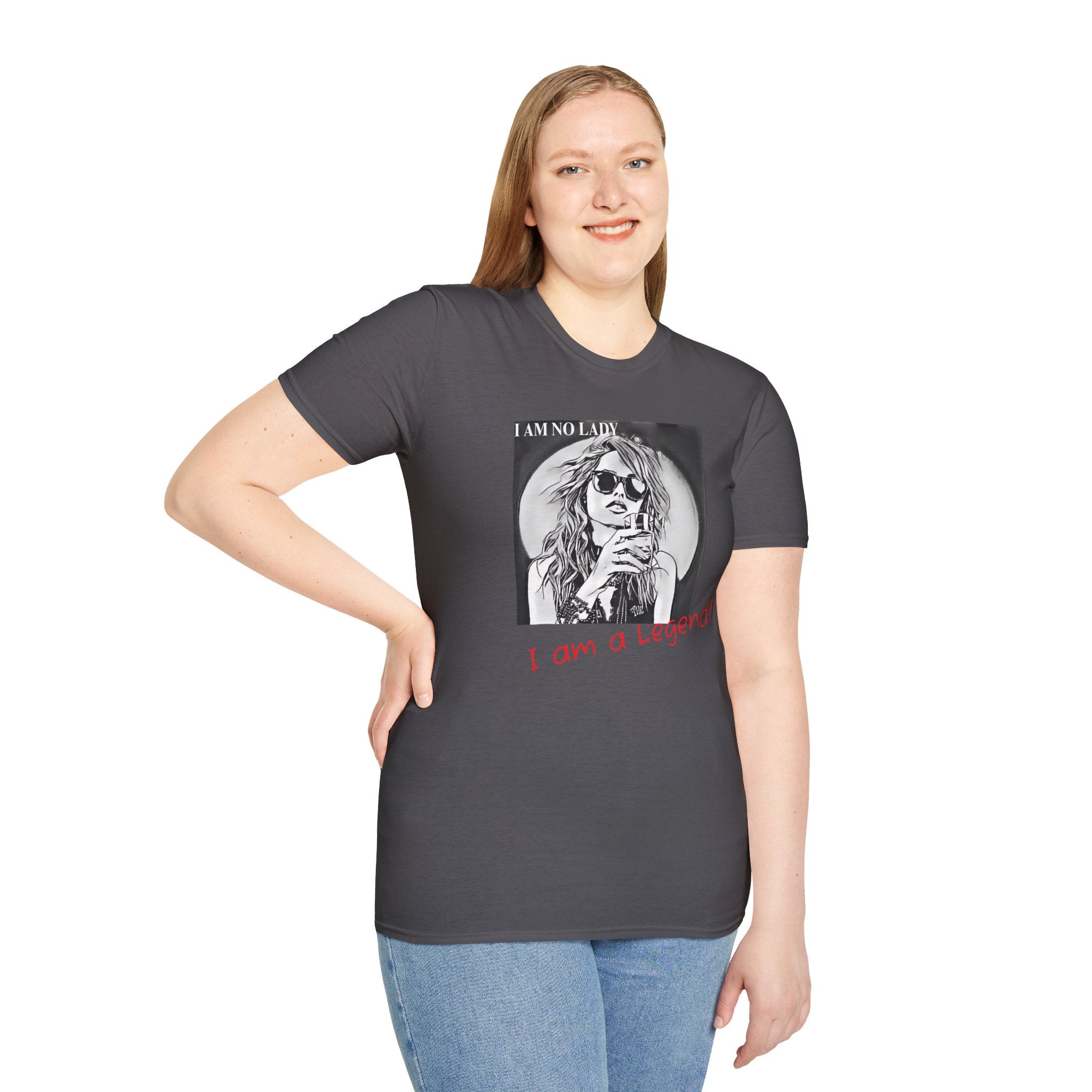 Legendary Attitude T-Shirt, Casual Graphic Tee, Statement Shirt, Gift for Fans, Trendy Unisex Wear