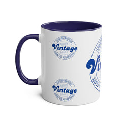 Vintage Limited Edition Two-Tone Coffee Mug - Aged to Perfection