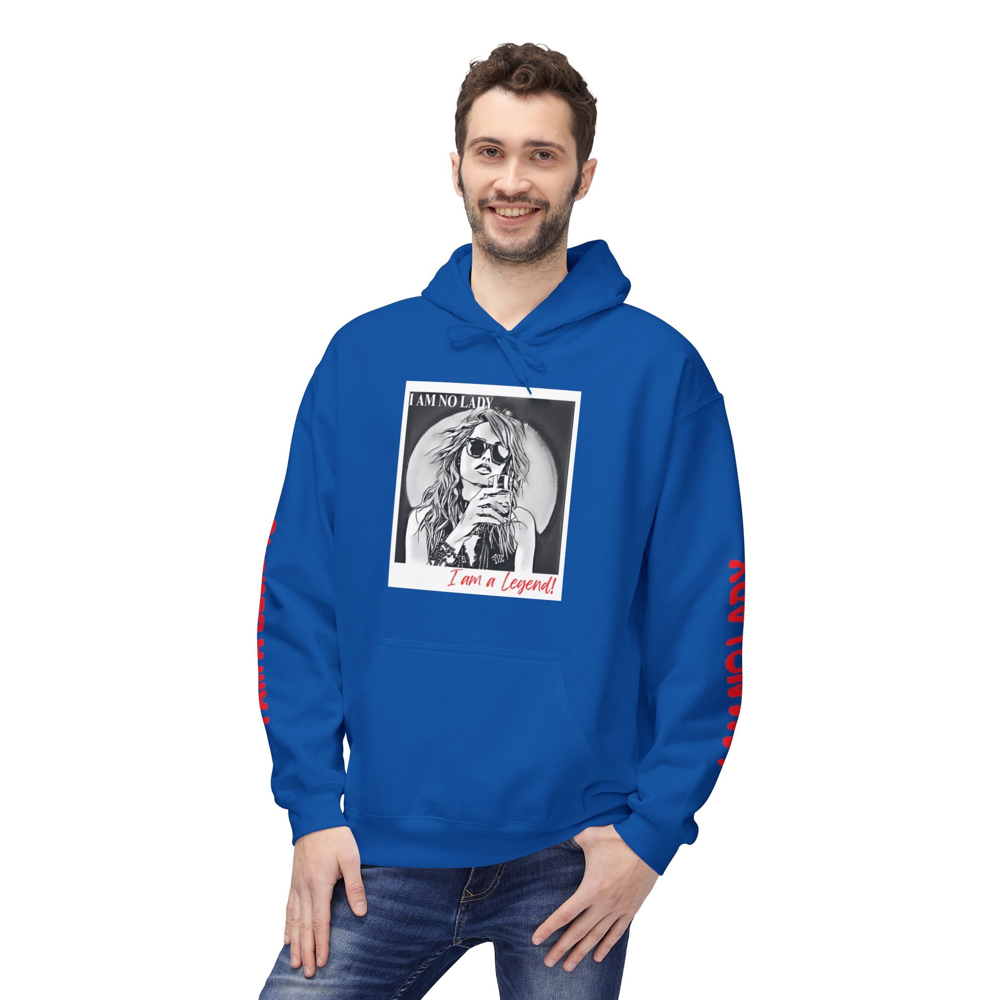 Legendary Spirit Hoodie - Unisex Fleece Sweatshirt, Motivational Gift, Trendy Streetwear, Perfect for Casual Days, Unique Statement Piece