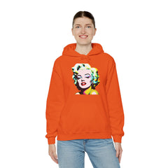 Colorful Marilyn Monroe Sweatshirt, Retro Hoodie, Pop Art Sweater, Unisex Lounge Wear, Gift for Art Lovers, Fashion Statement