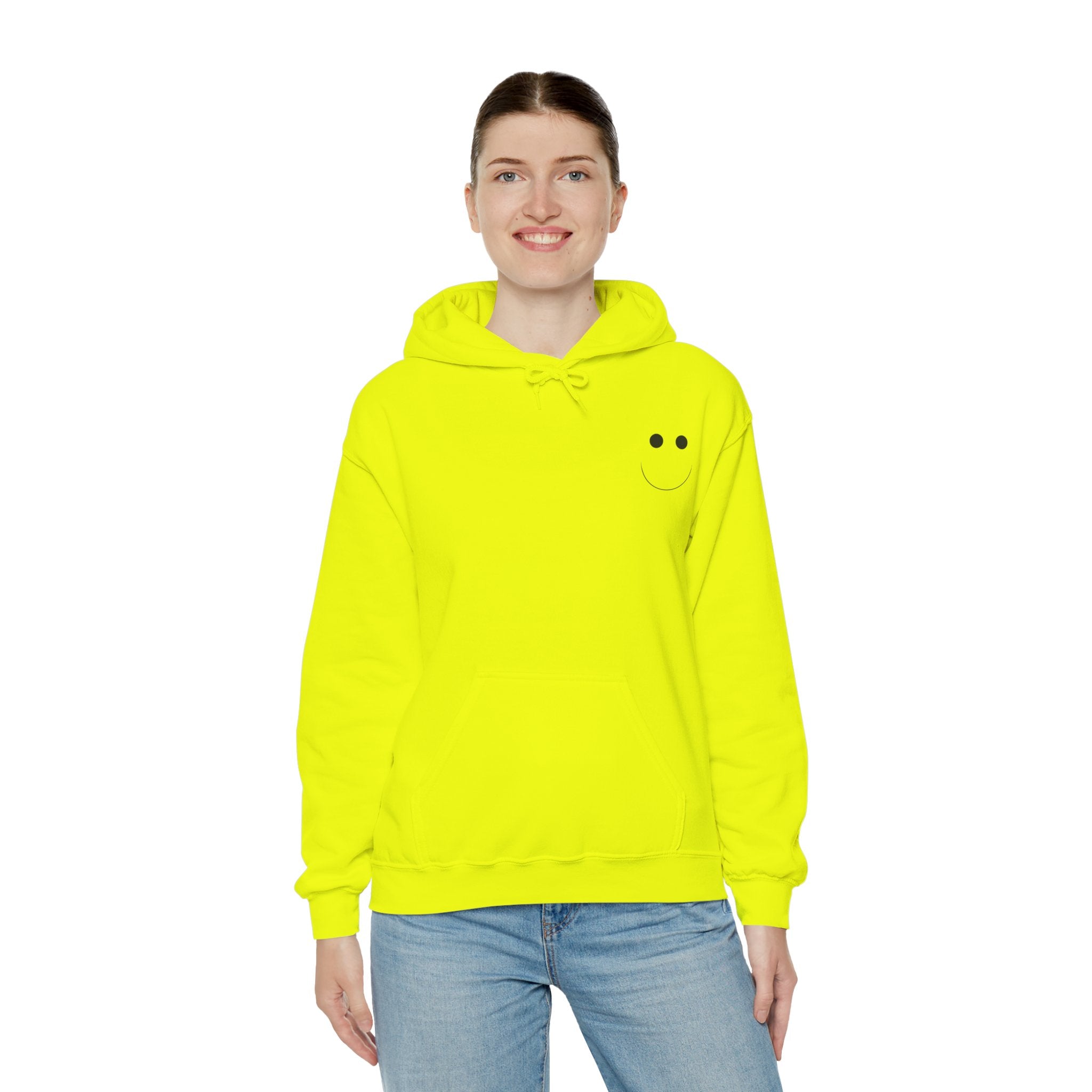 Smiley Faces Hooded Sweatshirt, Cozy Unisex Sweatshirt with Emoji Design, Casual Style, Gift for Friends, Fun Fashion, Perfect for [...]