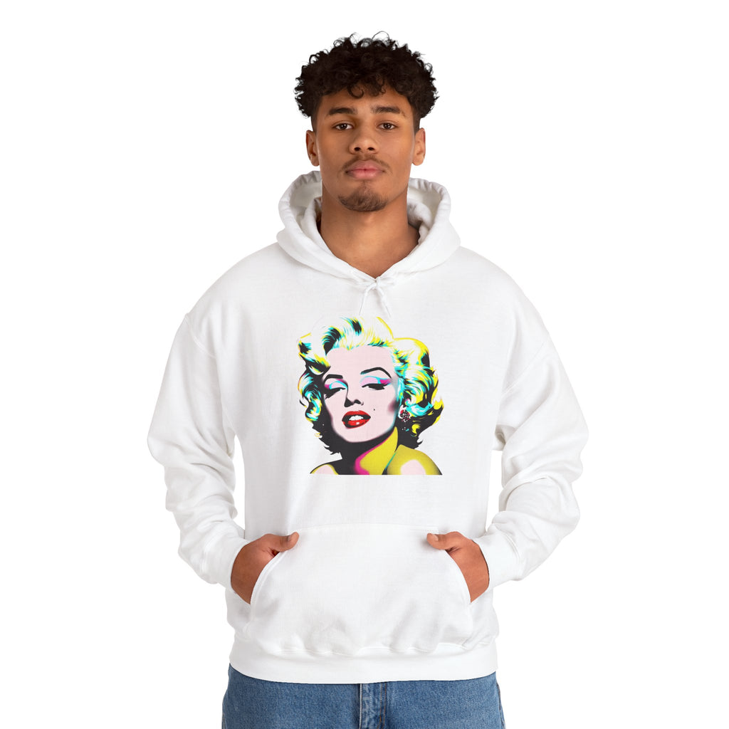 Colorful Marilyn Monroe Sweatshirt, Retro Hoodie, Pop Art Sweater, Unisex Lounge Wear, Gift for Art Lovers, Fashion Statement