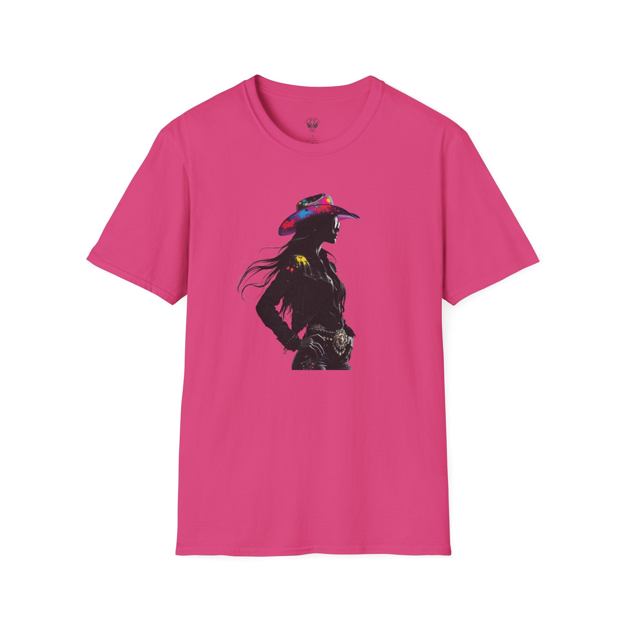 Cowgirl Vibes Unisex Softstyle T-Shirt - Trendy Western Graphic Tee