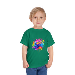 Colorful Planet Toddler Short Sleeve Tee - Fun & Playful Kids Shirt