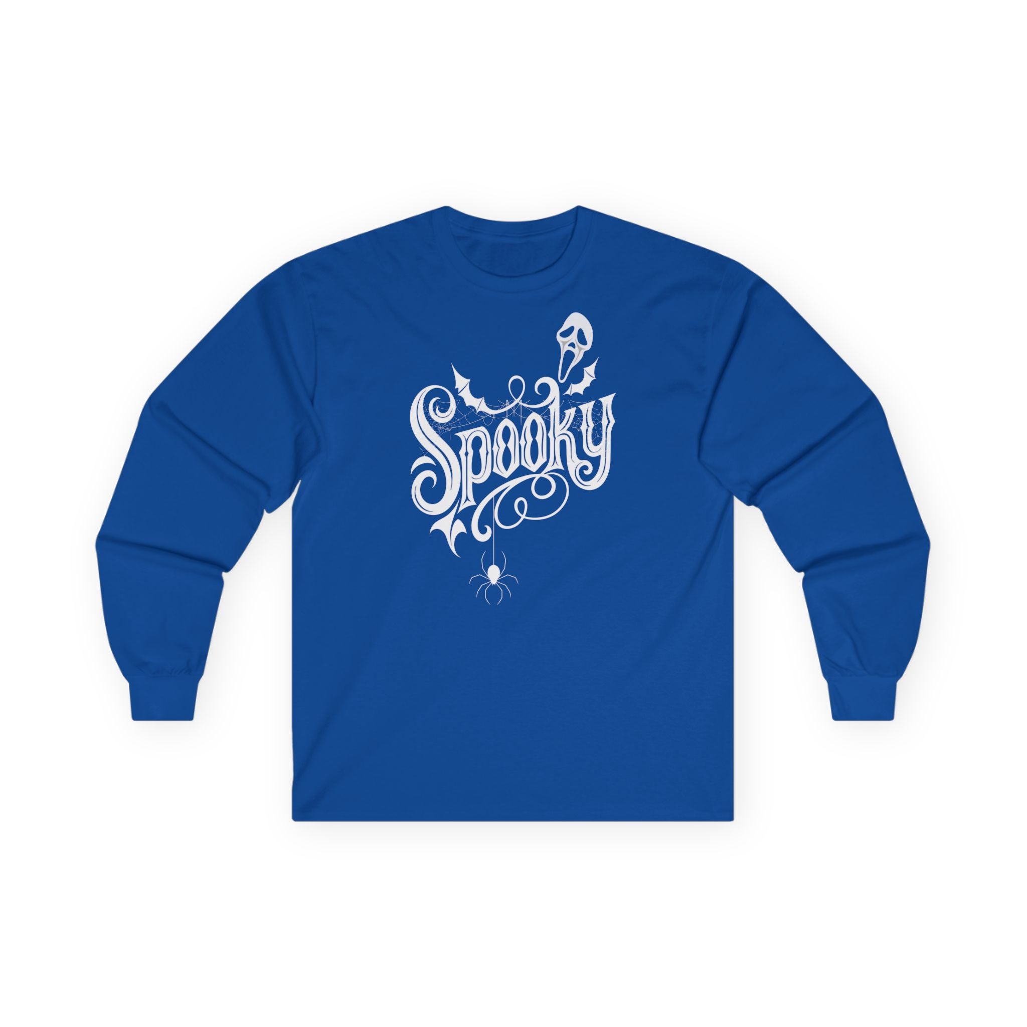 Spooky Long Sleeve Tee, Halloween Shirt, Fall Fashion, Unisex Shirt, Ghostly Apparel, Casual Wear