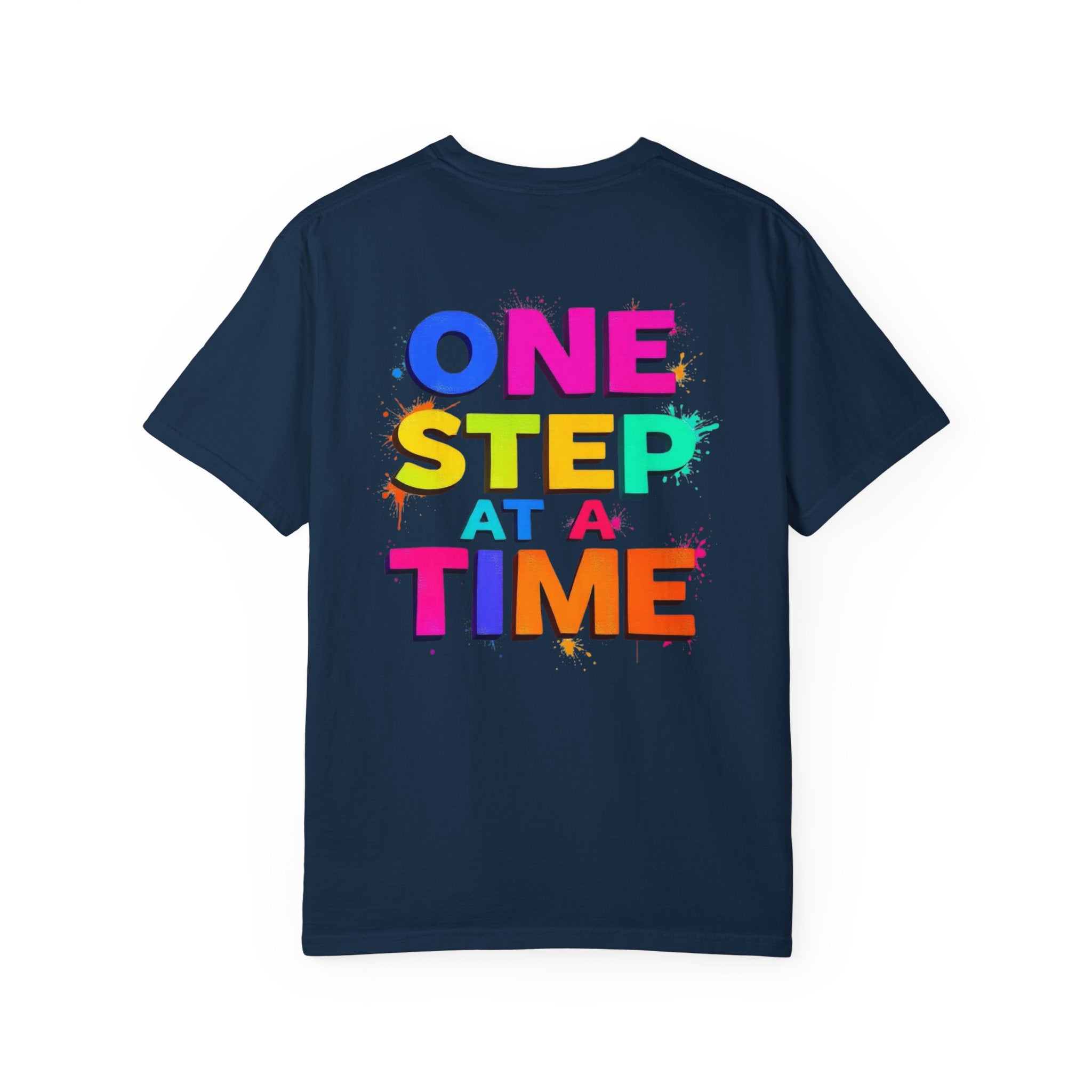 One Step at a Time Graphic T-Shirt, Unisex Vintage Tee, Perfect for Festivals, Beach Days, and Casual Wear, Gift for Sun Lovers