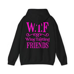 W.T.F. Wine Tasting Friends Hoodie - Unisex Heavy Blend Sweatshirt for Wine Lovers, Gift for Friends, Cozy Apparel for Tastings, Wine [...]