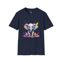 Cute Elephant Graphic T-Shirt, Fun Animal Tee, Gift for Animal Lovers, Casual Wear, Birthday, Eco-Friendly Cotton