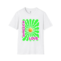 Retro Summer Love T-Shirt | Unisex, Colorful Graphic Tee, Perfect for Festivals, Beach Days, and Summer Celebrations