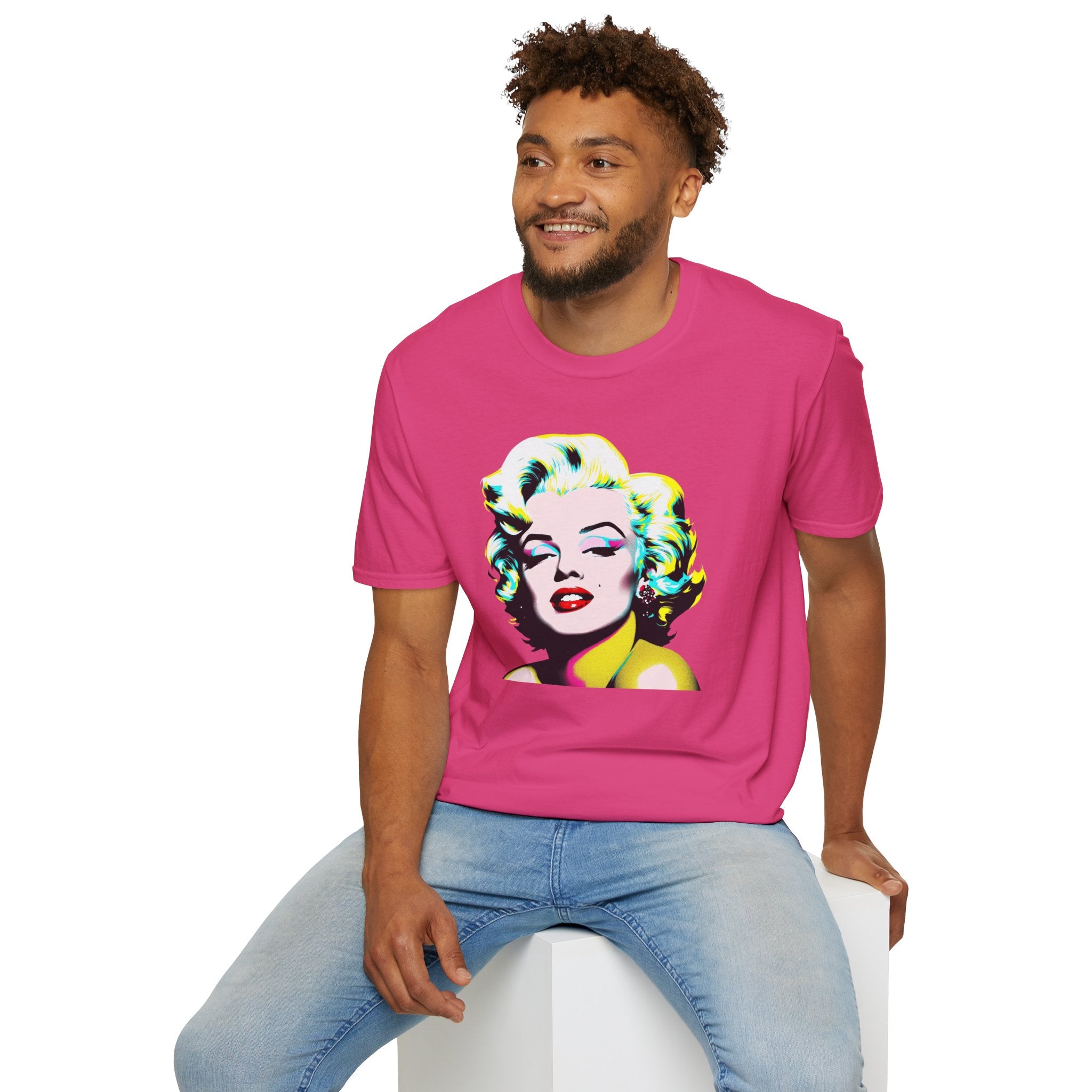 Pop Art Marilyn Monroe Unisex T-Shirt, Retro Tee, Vintage Style Shirt, Gift for Her, 90s Nostalgia Fashion