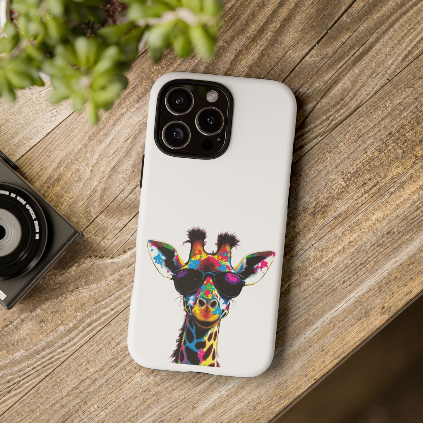 Colorful Giraffe Phone Case - Tough Cases for Animal Lovers