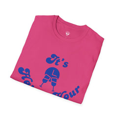Unisex Happy Hour T-Shirt, Perfect for Parties, Casual Outings, Gifts, and Celebrations