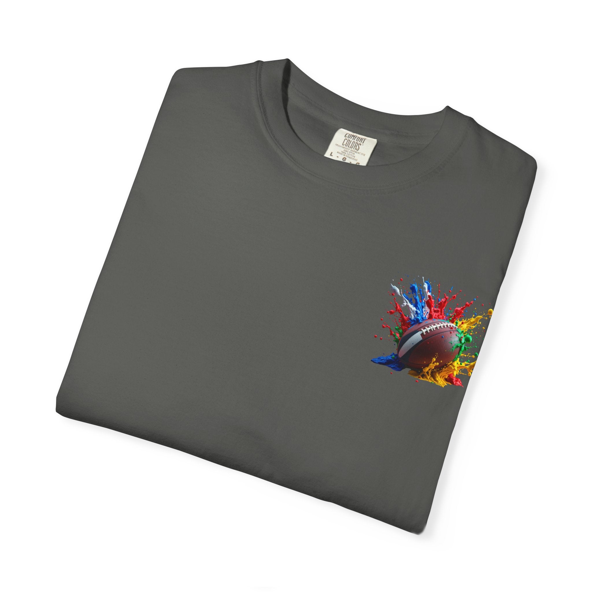 Rugby Ball Graphic T-Shirt, Unisex Vintage Tee, Perfect for Festivals, Beach Days, and Casual Wear, Gift for Sun Lovers