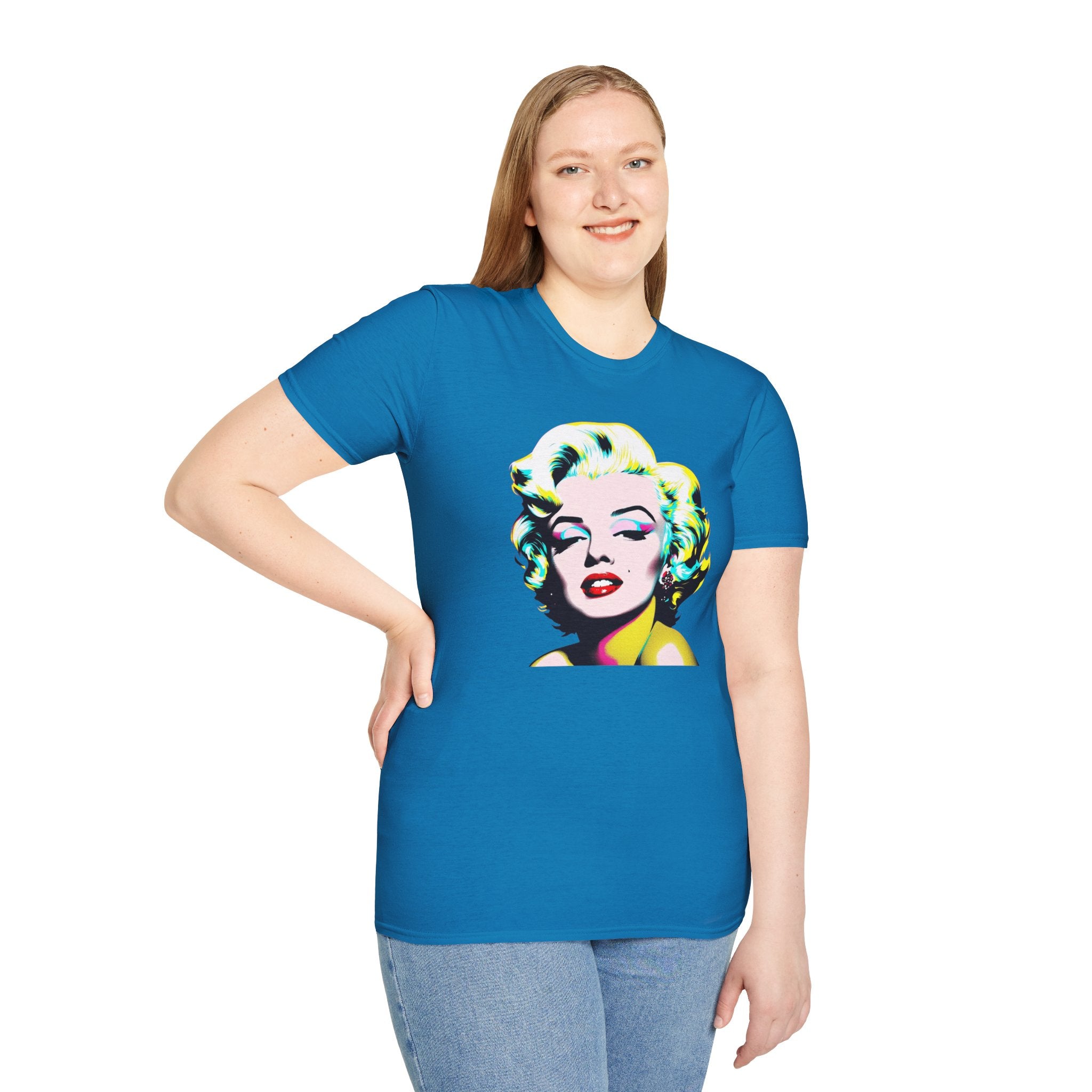 Pop Art Marilyn Monroe Unisex T-Shirt, Retro Tee, Vintage Style Shirt, Gift for Her, 90s Nostalgia Fashion