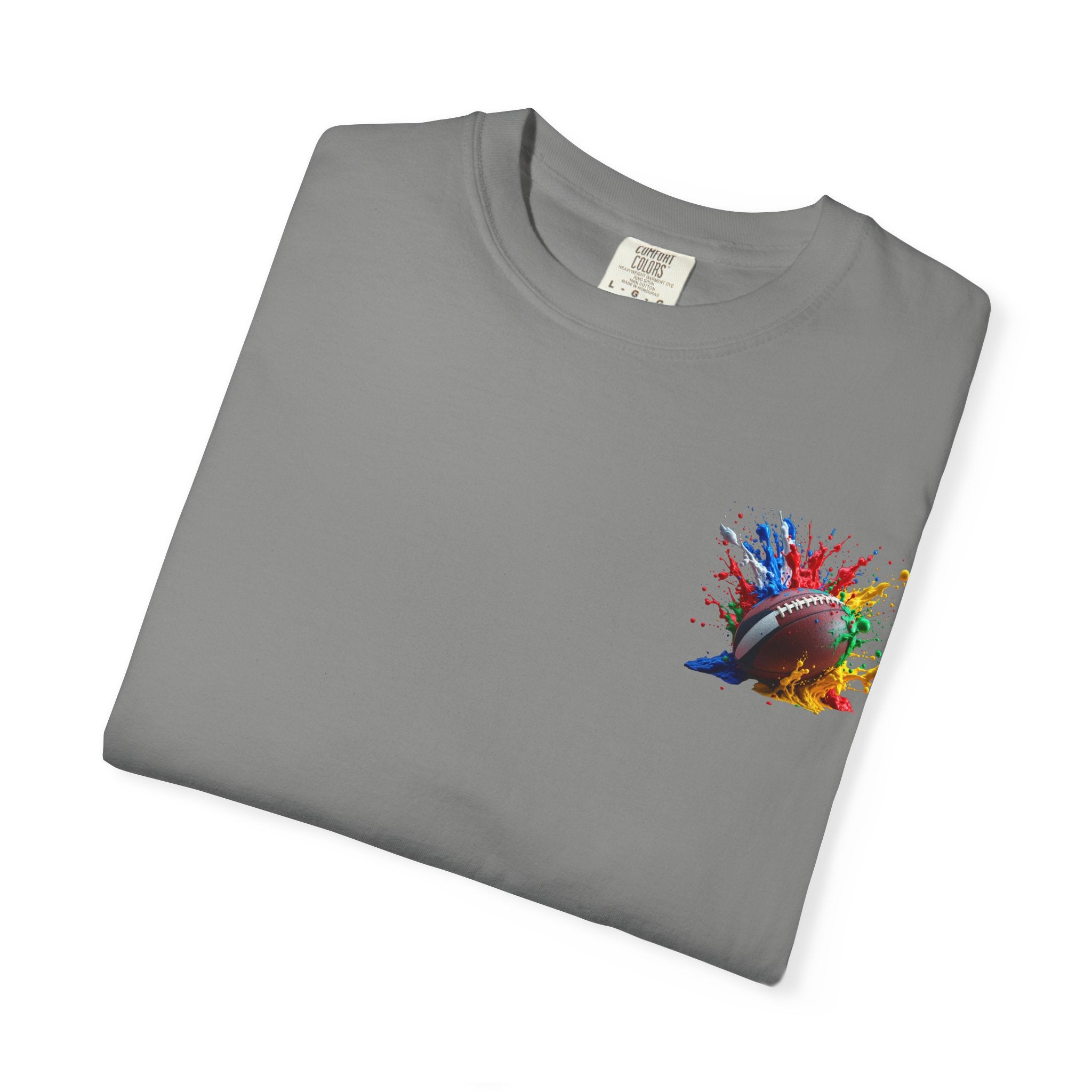 Rugby Ball Graphic T-Shirt, Unisex Vintage Tee, Perfect for Festivals, Beach Days, and Casual Wear, Gift for Sun Lovers