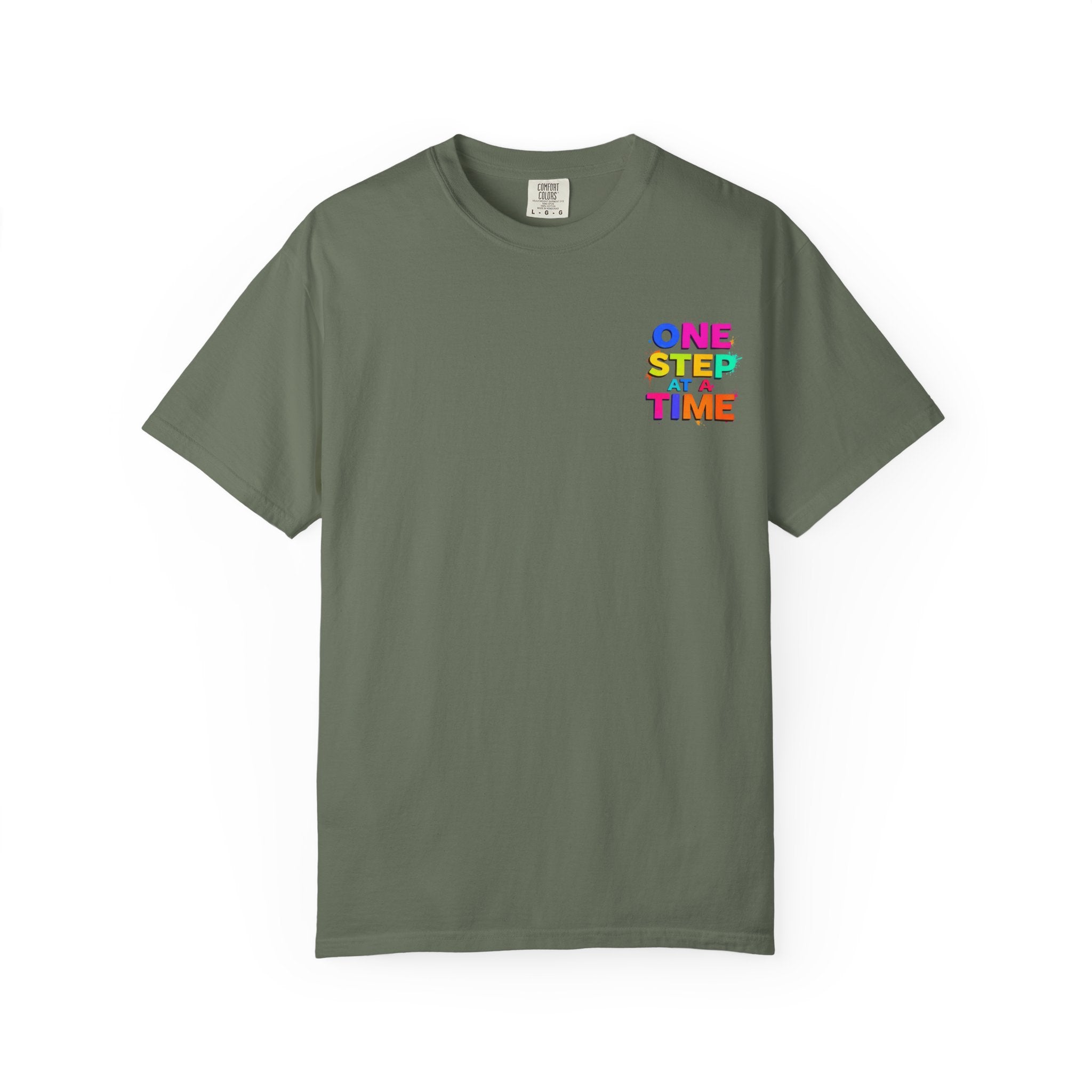 One Step at a Time Graphic T-Shirt, Unisex Vintage Tee, Perfect for Festivals, Beach Days, and Casual Wear, Gift for Sun Lovers