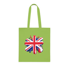 Union Jack Cotton Tote Bag, British Flag Tote, Eco-Friendly Shopping Bag, Travel and Everyday Use Bag, Gift for Patriots