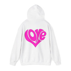 Cozy Love Heart Hoodie | Unisex Sweatshirt for Valentine's Day, Gift for Her, Celebrations, Casual Wear, Anniversary