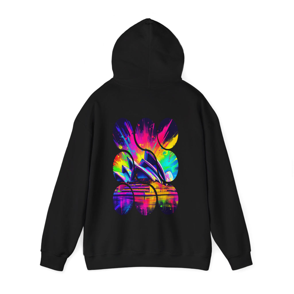 Colorful Abstract Hoodie with Eye-Catching Design, Perfect for Casual Wear, Art Lovers, Gift for Friends, Cozy Layering