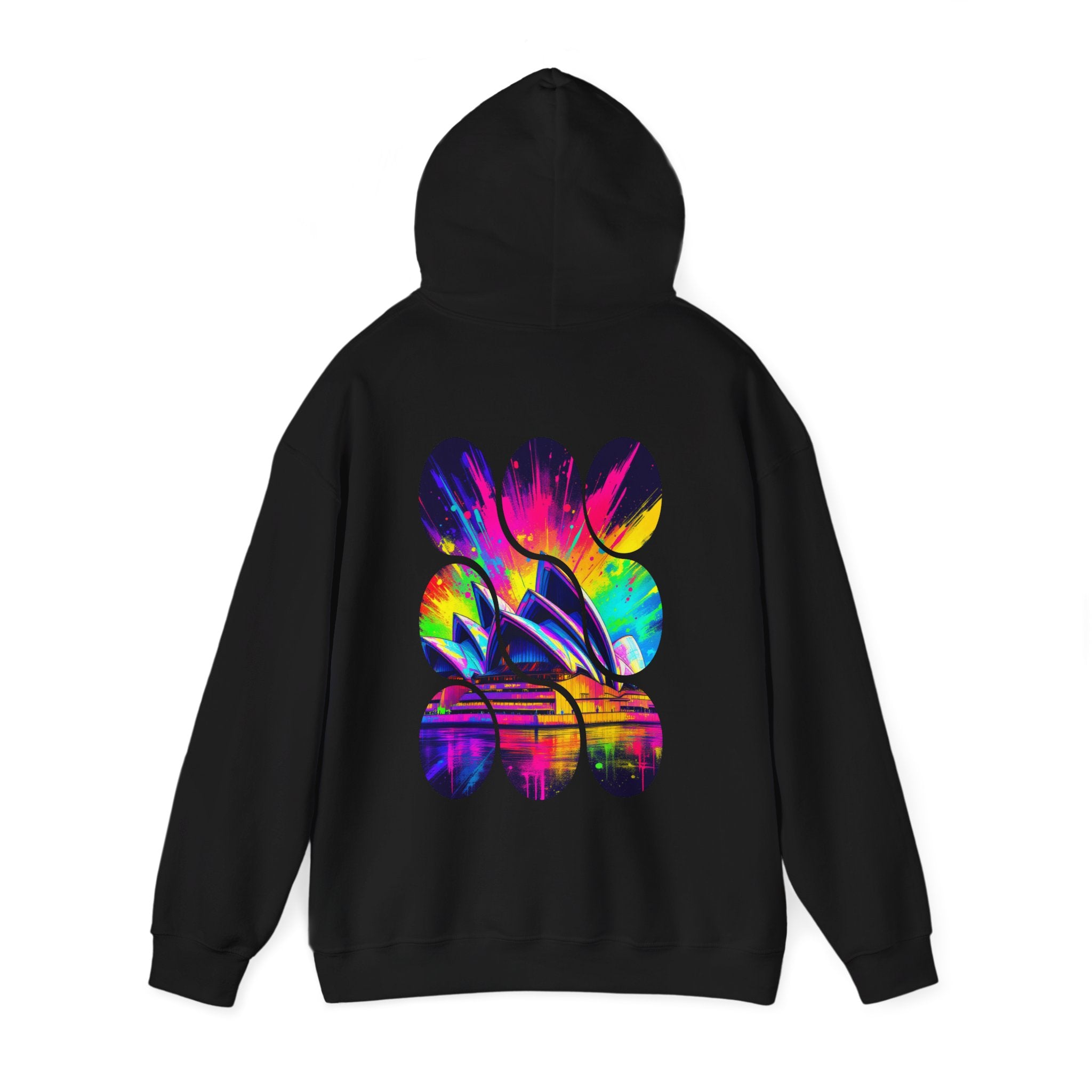 Colorful Abstract Hoodie with Eye-Catching Design, Perfect for Casual Wear, Art Lovers, Gift for Friends, Cozy Layering
