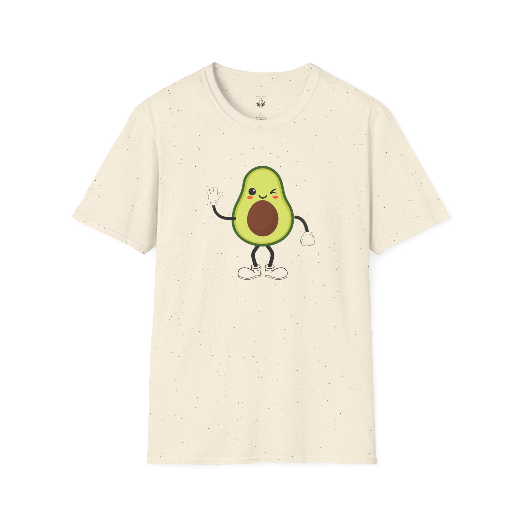 Cute Avocado Tee, Fun T-Shirt for Foodies, Gift for Friends, Cute Apparel, Casual Wear, Summer Outfit