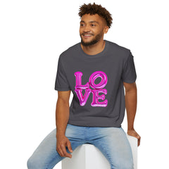 Love Balloon Graphic Unisex T-Shirt, Cute Couples Apparel, Valentine's Day Gift, Casual Wear, Trendy Gift Idea, Statement Tee
