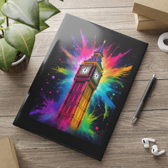 Vibrant Big Ben Hardcover Notebook - Colorful Puffy Cover Journal for Creative Minds