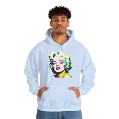 Colorful Marilyn Monroe Sweatshirt, Retro Hoodie, Pop Art Sweater, Unisex Lounge Wear, Gift for Art Lovers, Fashion Statement