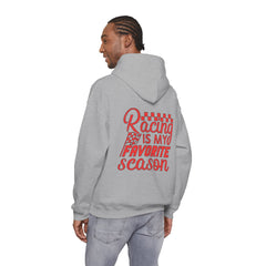 Racing-Themed Unisex Hoodie: Perfect for Race Fans, Cozy Gift for Motorsports Lovers, Ideal for Sports Events, Fall Fashion, Casual Wear
