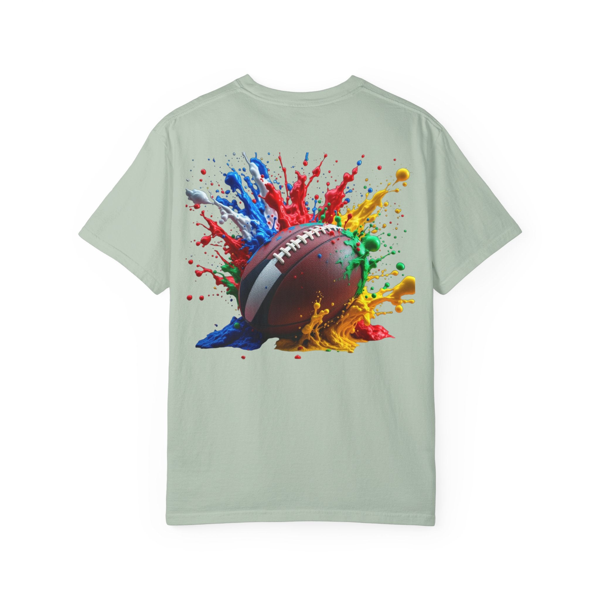 Rugby Ball Graphic T-Shirt, Unisex Vintage Tee, Perfect for Festivals, Beach Days, and Casual Wear, Gift for Sun Lovers
