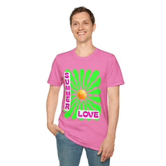 Retro Summer Love T-Shirt | Unisex, Colorful Graphic Tee, Perfect for Festivals, Beach Days, and Summer Celebrations