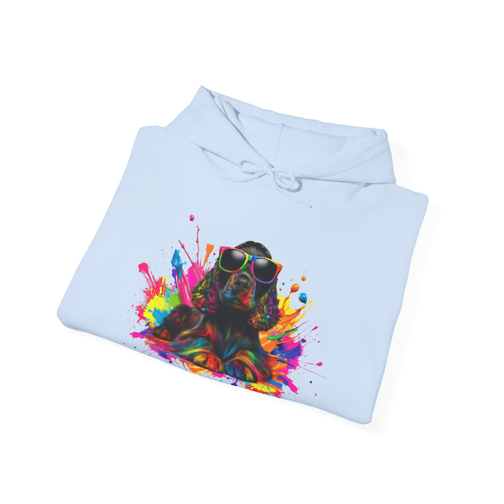 Colorful Artistic Sweatshirt, Unisex Hoodie, Vibrant Design Hoodie, Cozy Pullover, Perfect Gift for Art Lovers