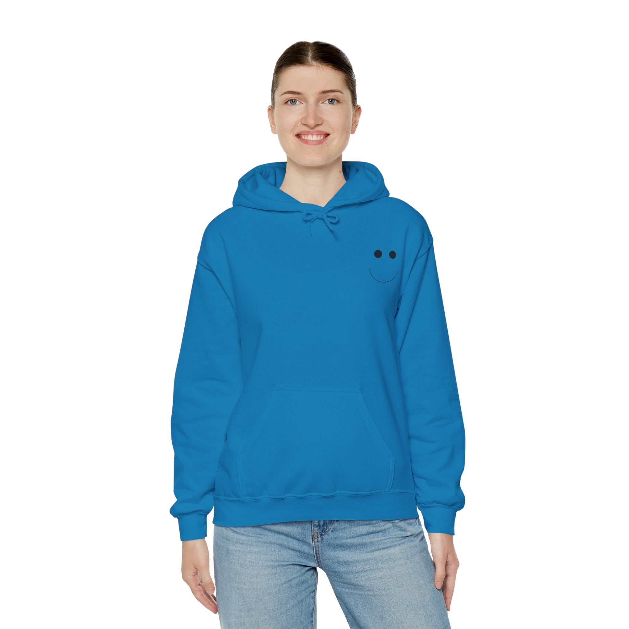 Smiley Faces Hooded Sweatshirt, Cozy Unisex Sweatshirt with Emoji Design, Casual Style, Gift for Friends, Fun Fashion, Perfect for [...]